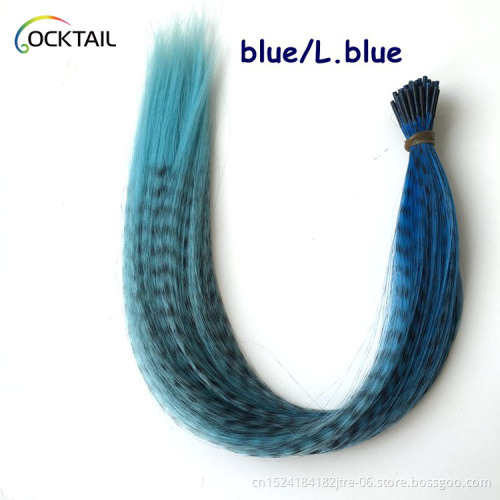 Free Sample Ombre Color Synthetic Pre Bonded I Tip Hair Extensions